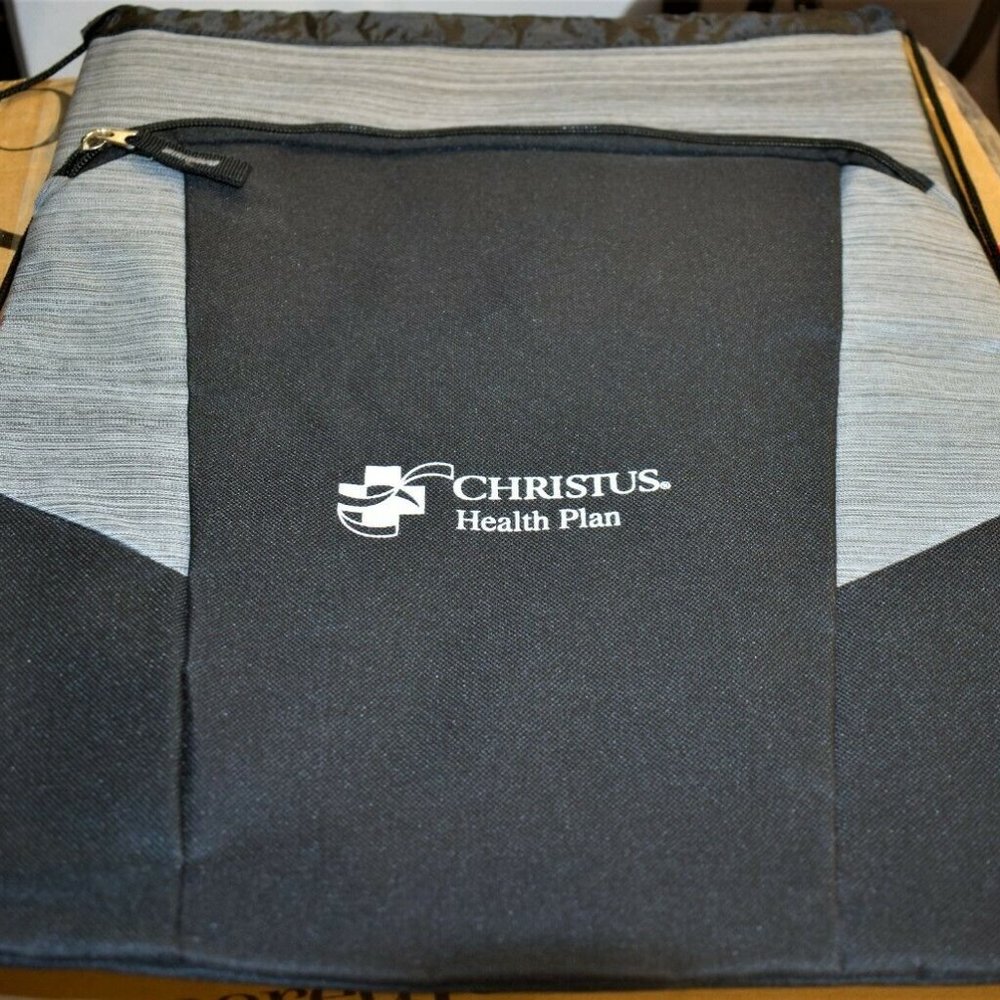 Brand New Black/Gray String Backpack